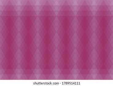 Resumen de polígono sobre fondo rosa. Patrón triangular brillante vectorial rosa claro. Una elegante y brillante ilustración. Patrón triangular para el diseño de su negocio.