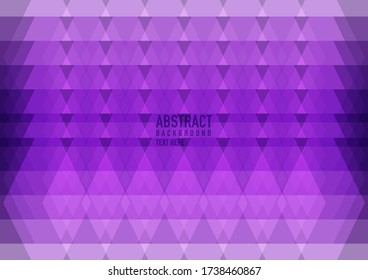 Resumen de polígono sobre fondo morado. Vector púrpura claro brillante patrón triangular. Una elegante y brillante ilustración. Patrón triangular para el diseño de su negocio.