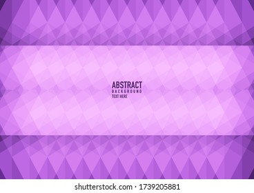 Polygon abstract on purple background. Light purple vector shining triangular pattern. An elegant bright illustration. Triangular pattern for your business design.