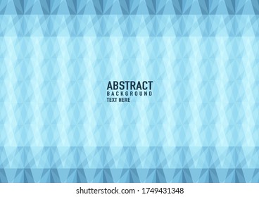 Resumen de polígono sobre fondo azul suave. Patrón triangular suave vectorial azul claro brillante. Una elegante y brillante ilustración. Patrón triangular para el diseño de su negocio.