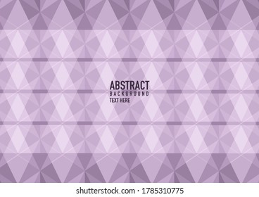 Polygon abstract on soft purple background. Light soft purple vector shining triangular pattern. An elegant bright illustration. Triangular pattern for your business design.
