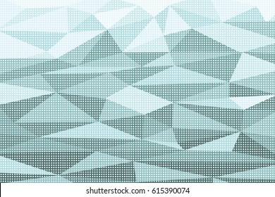 Polygon abstract pop art background with raster effect. retro comic book vector illustration