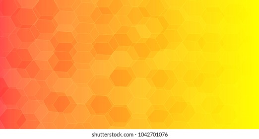 Polygon abstract Red orange yellow background. Vector illustration.