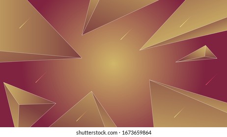 Las formas abstractas de polígonos tienen un fondo vectorial gris oscuro