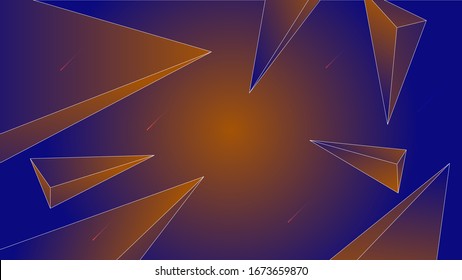 Las formas abstractas de polígonos tienen un fondo vectorial verde claro y oscuro