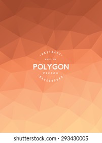 Polygon abstract vector background