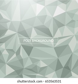 Polygon Abstract  Vector Background