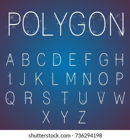 Polygon Alphabet and Numbers
