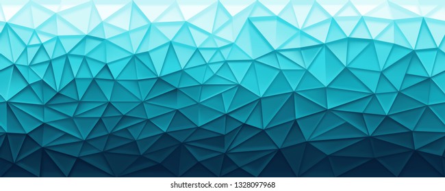 Polygon art aqua-blue backdrop seamless texture pattern for sites, apps, prints, wallpaper, cards, brochure, packaging & warapping