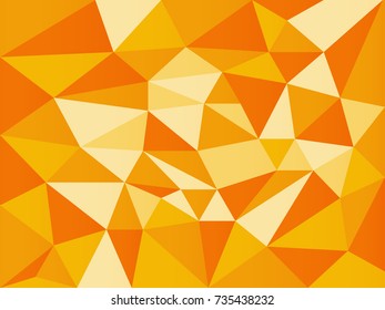 Polygon Background, abstract autumn concept.