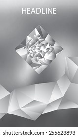 Polygon background. Abstract texture