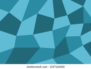 polygon background , Blue tone