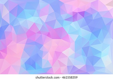 Polygon background with brilliant color designed vector illustration. For modern background template and layout.