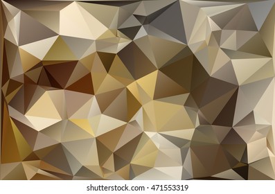 Polygon background with brilliant color designed vector illustration. For modern background template and layout.