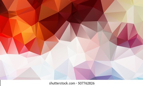 Polygon background with brilliant color designed vector illustration. For modern background concept design : polygonal, triangular mosaic, low polygon, any abstract background in several media.