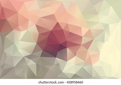 Polygon background with brilliant color vector illustration. For modern background concept design : polygonal, triangular mosaic, low polygon, any abstract background in several media.