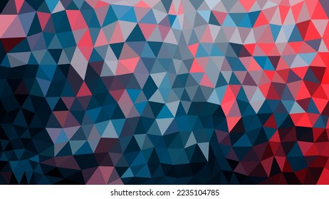 polygon background color black blue and red color combination great for banner, desktop, web, etc vector file eps 10