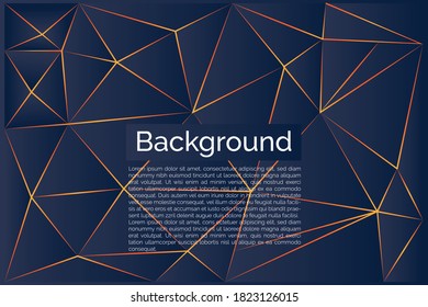 fondo polígono. vector de fondo de diseño de tecnología futurista 