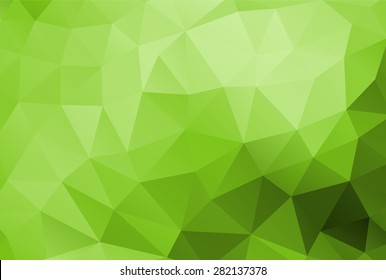 Polygon Background Green