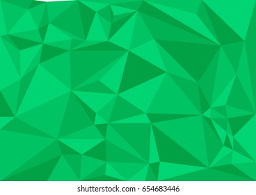 polygon background green shades