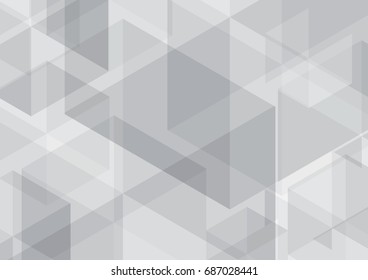 polygon background hexagons gray, Vector