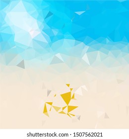 
Polygon background illustration vector design