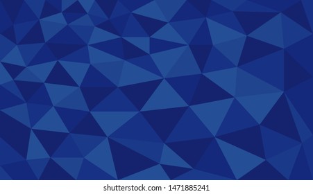 Polygon background images, blue tones, vector image.