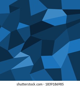 ein Polygon-Hintergrund, hellblau und dunkelblau 