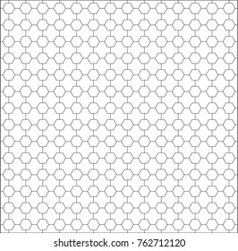 polygon background. seamless pattern. modern hexagon polygon black and white background. abstract geometric hexagon pattern on white background.