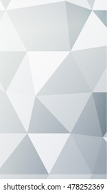  Polygon background silver color. Vector illustration. vertical banner. To implement your design ideas, business subjects, successful presentations.