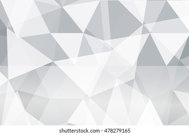  Polygon background silver color. Vector illustration. banner. To implement your design ideas, business subjects, successful presentations.
