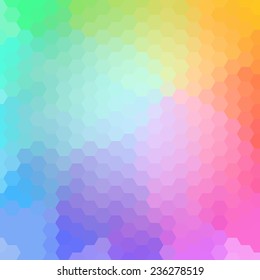 Polygon Background Trend Retro Grunge neon rainbow 