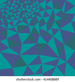 Polygon background, triangular pattern, color mosaic patchwork, retro background