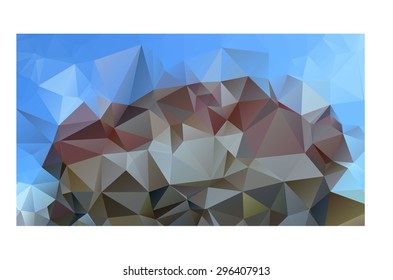 polygon background wall color polygonal vector texture illustration pattern