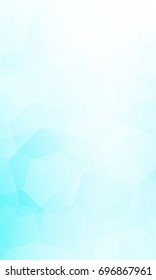 Polygon background white blue color. Vector illustration. Vertical banner. To implement your design ideas, business subjects, successful presentations. Wallpaper for greeting card
