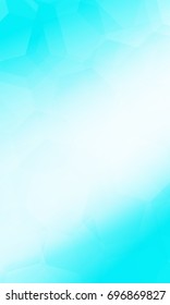 Polygon background white blue color. Vector illustration. Vertical banner. To implement your design ideas, business subjects, successful presentations. Wallpaper for greeting card