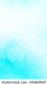 Polygon background white blue color. Vector illustration. Vertical banner. To implement your design ideas, business subjects, successful presentations. Wallpaper for greeting card