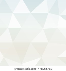  Polygon background white gold color. Vector illustration. Square banner. To implement your design ideas, business subjects, successful presentations.