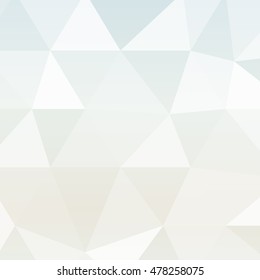  Polygon background white gold color. Vector illustration. Square banner. To implement your design ideas, business subjects, successful presentations.