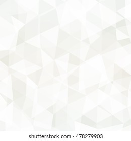 Polygon background white gold color. Vector illustration. Square banner. To implement your design ideas, business subjects, successful presentations. Wallpaper for greeting card