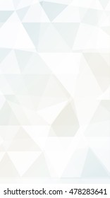 Polygon background white gold color. Vector illustration. vertical banner. To implement your design ideas, business subjects, successful presentations.