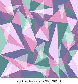 polygon beautiful motley background