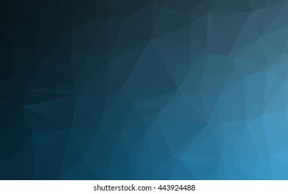 polygon blue background