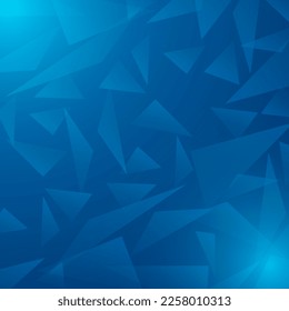Vector de fondo de abstracto geométrico azul de polígono. Resumen vector de fondo de pancarta poligonal. 
