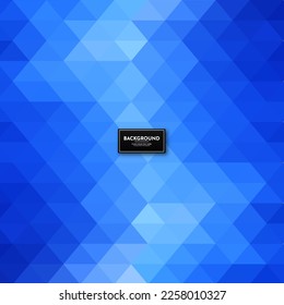 Polygon Blue Geometric Abstract Background vector. Abstract Polygonal Banner Background vector. 
