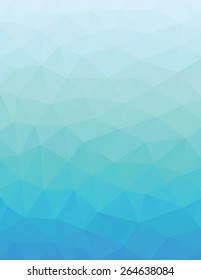 Polygon blue style vector background