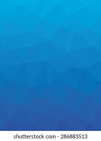 Polygon blue vector background illustration