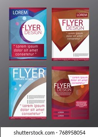 Polygon Brochure Flyer, magazine cover brochure template design for business education presentation, Editable vector illustration