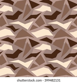 Polygon Camouflage For Desert Town Environment.
Seamless pattern.