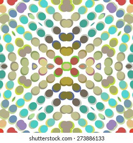 Polygon color seamless background, EPS8 - vector graphics.